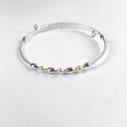 Birthstone Memory Wire Bracelet - 06 June - view 1