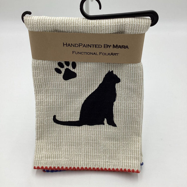 BLACK CAT DISHTOWEL