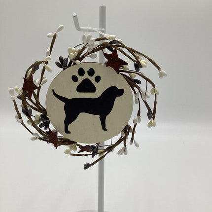 DOG SM BERRY WREATH