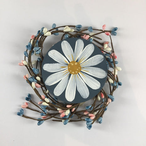 Daisy sm berry wreath