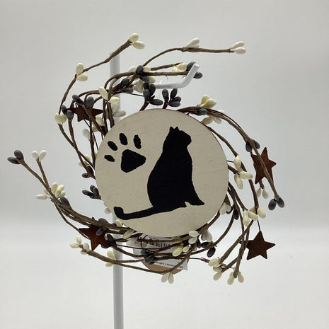 CAT SM BERRY WREATH