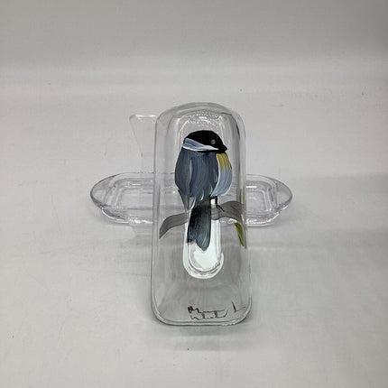 CHICKADEE BUTTER DISH
