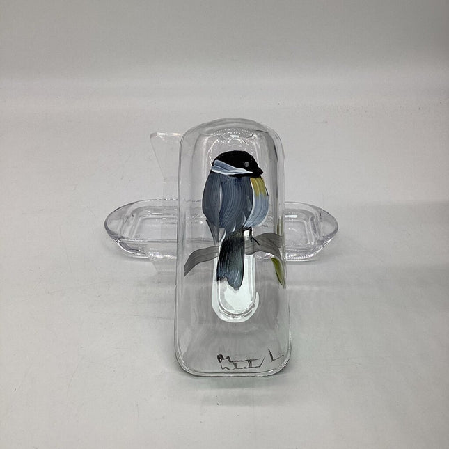 CHICKADEE BUTTER DISH