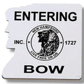Entering Bow Acrylic 2 Color Magnets