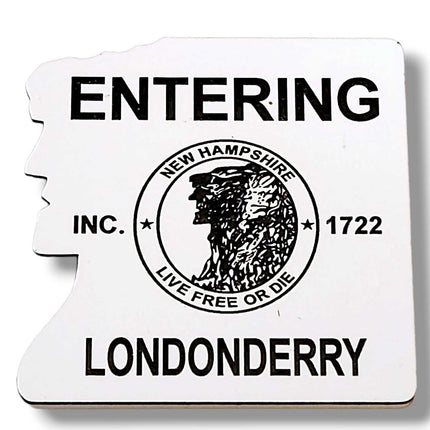 Entering Londonderry Acrylic 2 Color Magnets