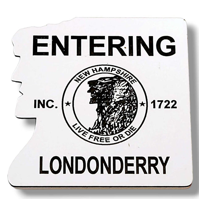 Entering Londonderry Acrylic 2 Color Magnets