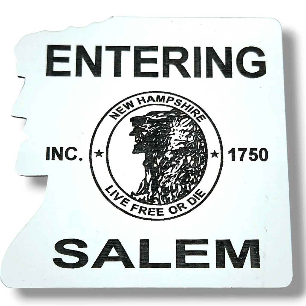 Entering Salem Acrylic 2 Color Magnets