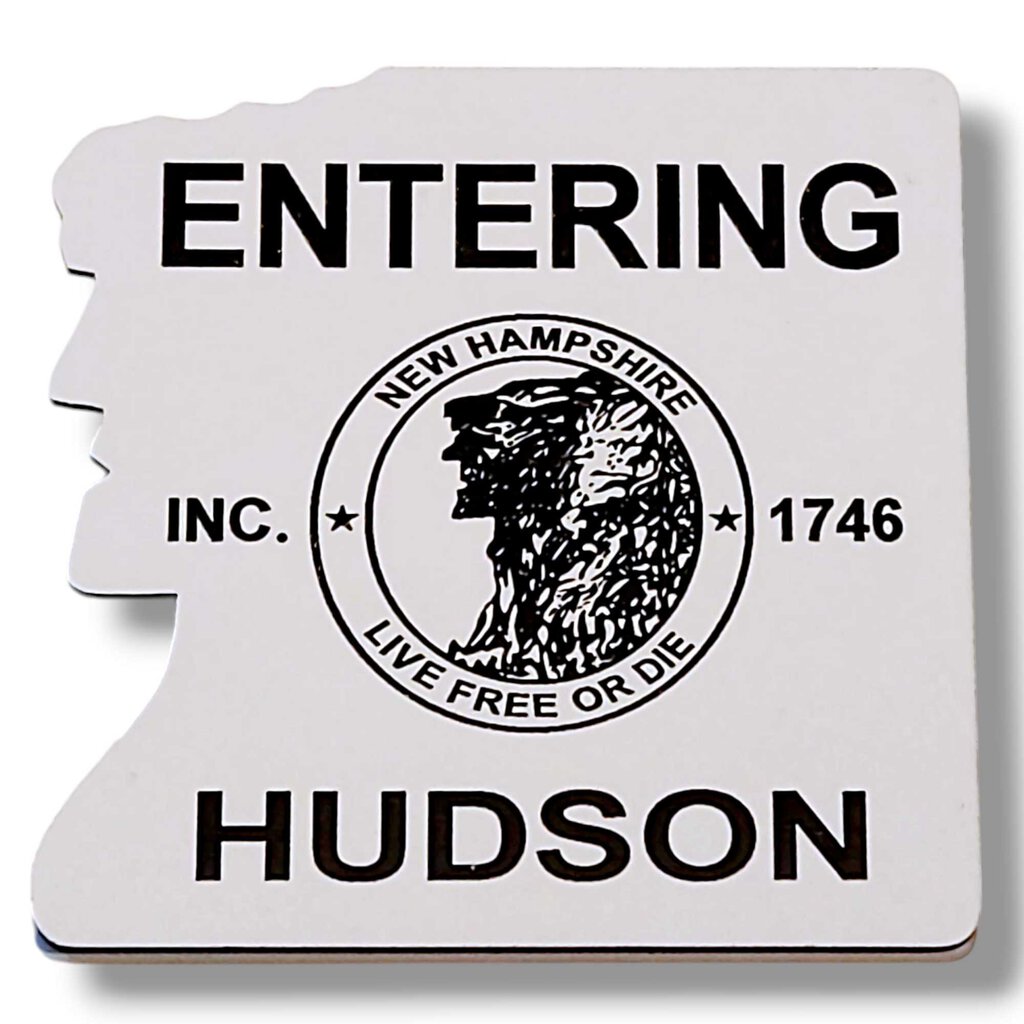 Entering Hudson Acrylic 2 Color Magnets