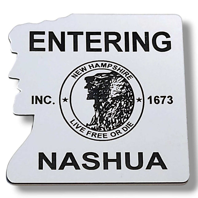 Entering Nashua Acrylic 2 Color Magnets