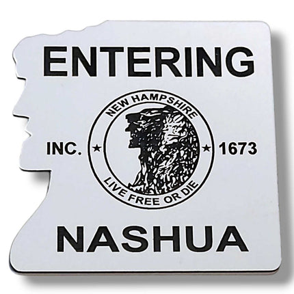 Entering Nashua Acrylic 2 Color Magnets