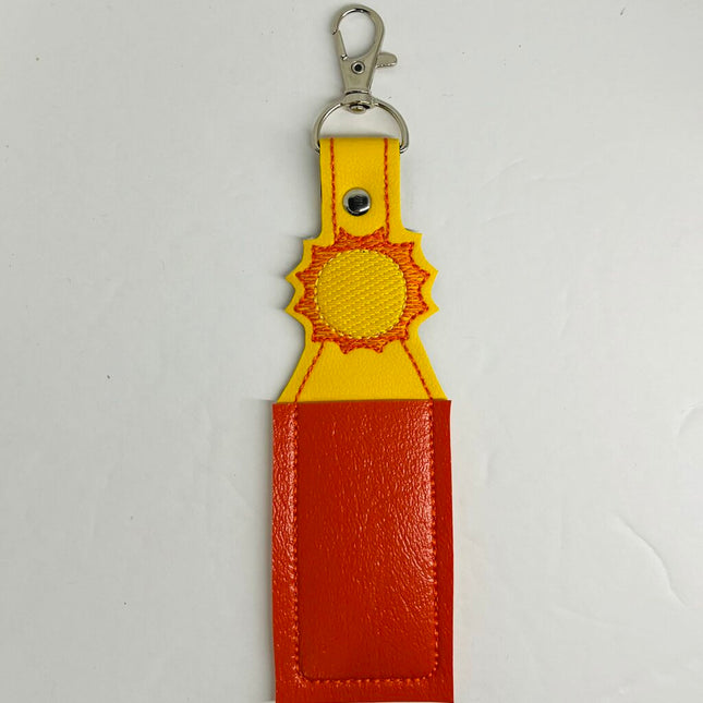 Lip Balm Keeper Keychain - Sunshine