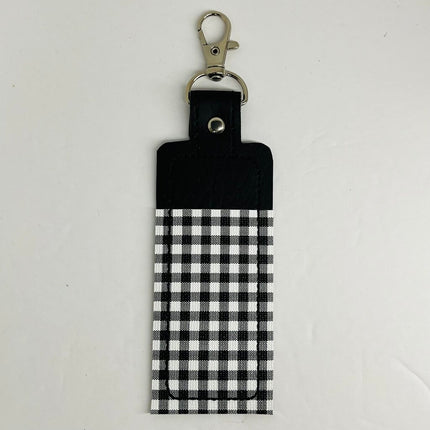 LIP BALM PLAID BLACK & WHITE