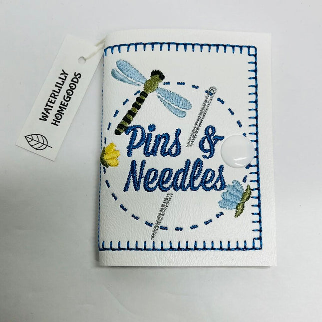 SEWING NEEDLE BOOK DRAGONFLY