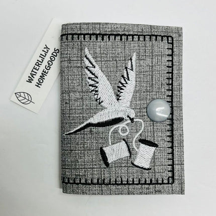 SEWING NEEDLE BOOK BIRD