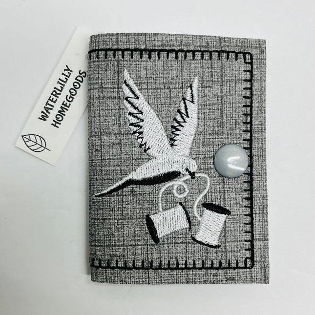 SEWING NEEDLE BOOK BIRD