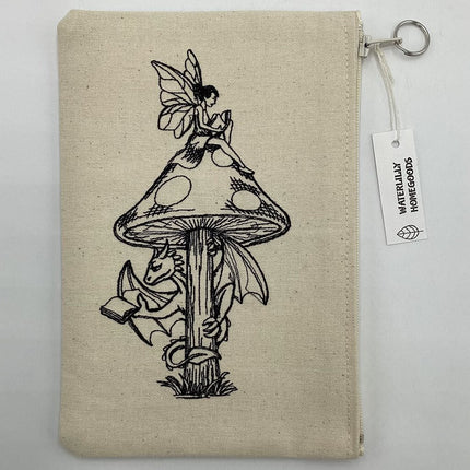 5X7 ZIP MUSHROOM FAIRY DRAGON