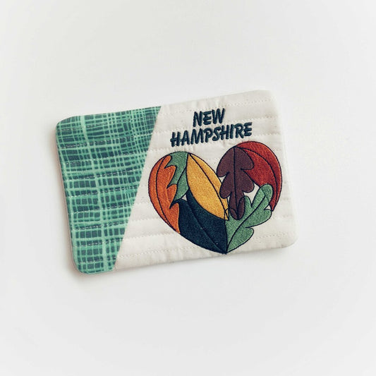 Mug Mat Coaster New Hampshire Heart