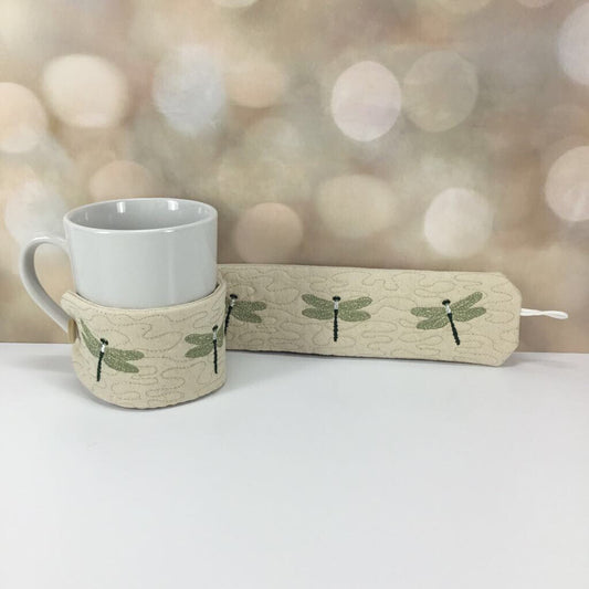 MUG WRAP DRAGONFLIES