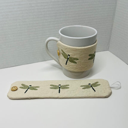 MUG WRAP DRAGONFLIES