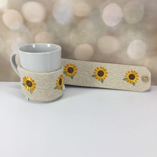 MUG WRAP SUNFLOWERS