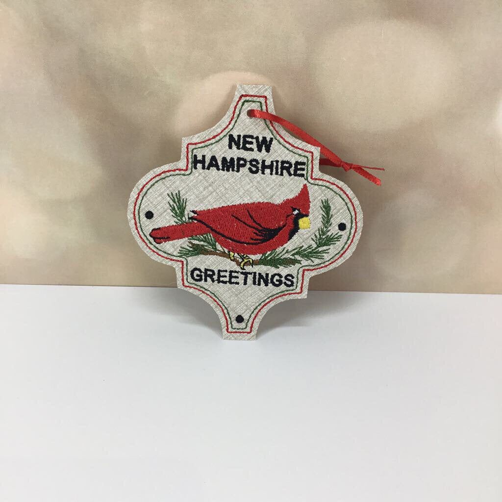 ORNAMENT VINYL NH CARDINAL ARABESQUE