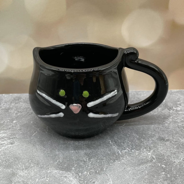 CAT MUG BLACK