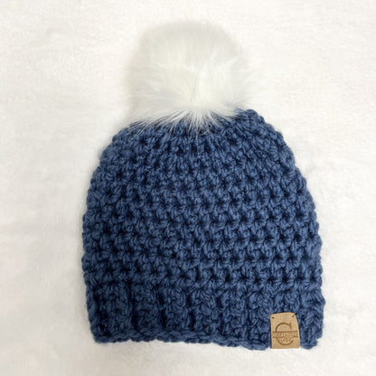 Pom Pom Hats - 6-18 Months