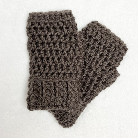 Fingerless Gloves - Pecan