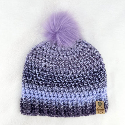 Pom Pom Hat (Child) - Mulberry