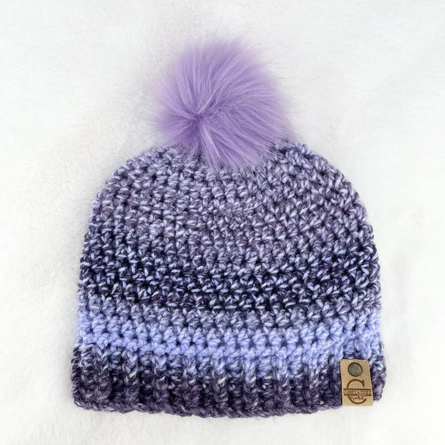 Pom Pom Hat (Child) - Mulberry