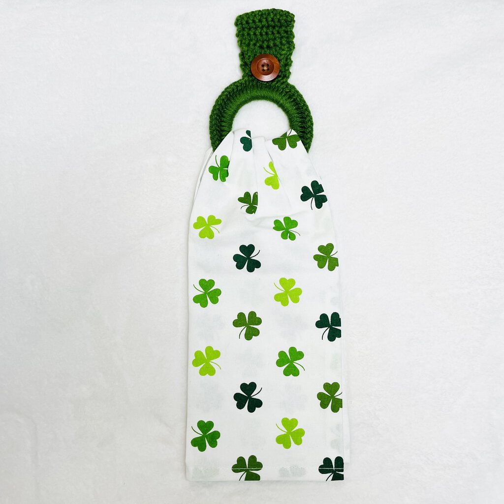 Hanging Towel Set - Small Shamrocks