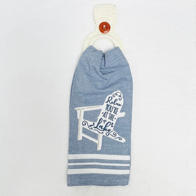 Hanging Towel Set - Relax You’re at the Lake