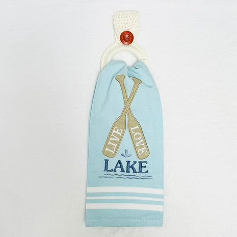 Hanging Towel Set - Live, Love, Lake