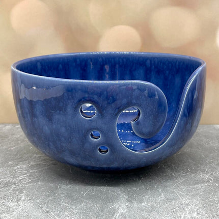 YARN BOWL BLUE