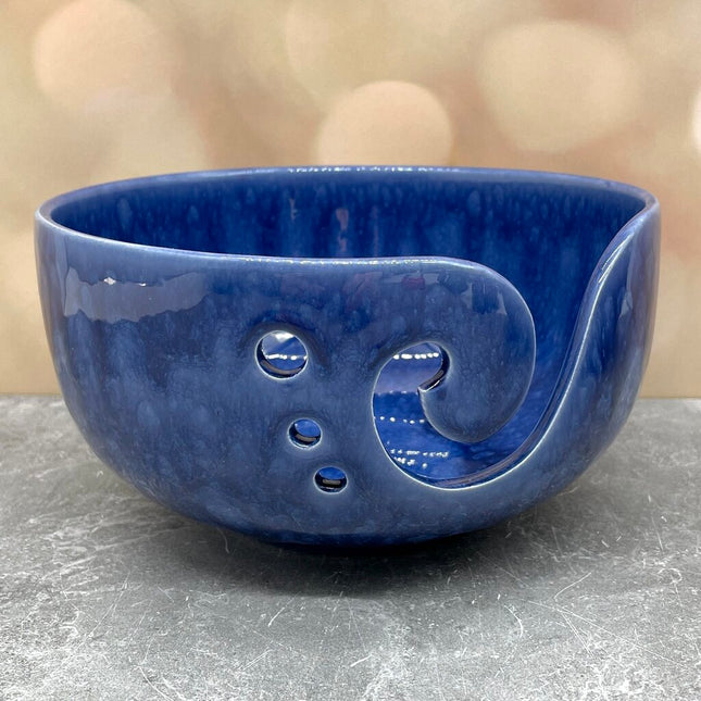 YARN BOWL BLUE