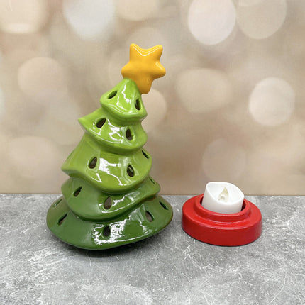 Whimsical Tree Lantern Green