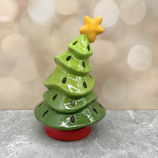 Whimsical Tree Lantern Green