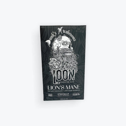 Lion's Mane Mushroom 70% Dark Chocolate Bar