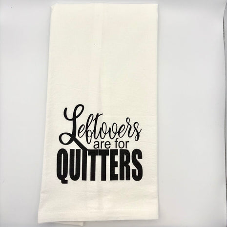 LEFTOVERS FLOUR SACK DISHTOWEL