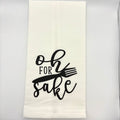 FOR FORKS SAKE FLOUR SACK DISHTOWEL