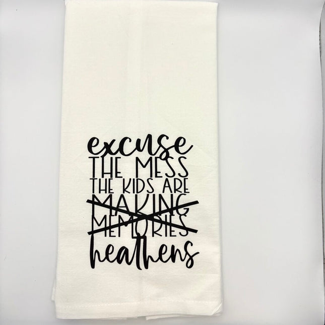 HEATHENS FLOUR SACK DISHTOWEL