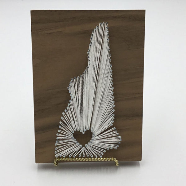 STRING ART New Hampshire white string