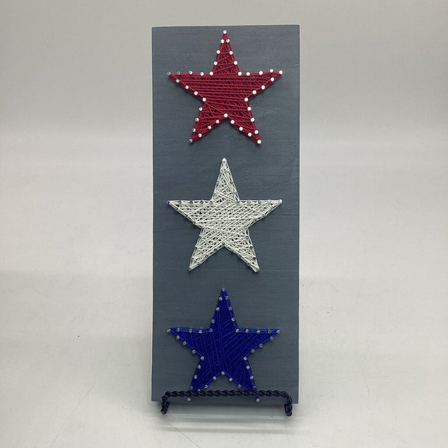 String Art Trio of Stars