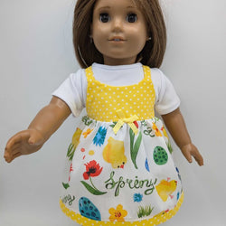 Spring outfit with yellow crocs underwear Tshirt - view 1