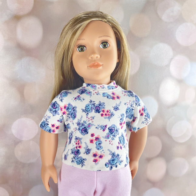 Off-White Shirt with Flowers