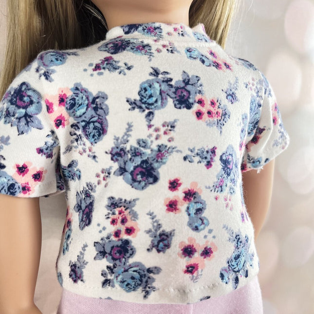 Off-White Shirt with Flowers