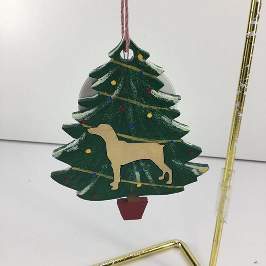 ORNAMENT CHRISTMAS TREE W DOG BREEDS DOBERMAN