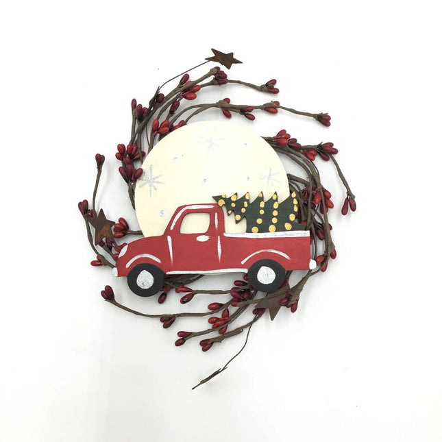 FORD TRUCK SM BERRY WREATH