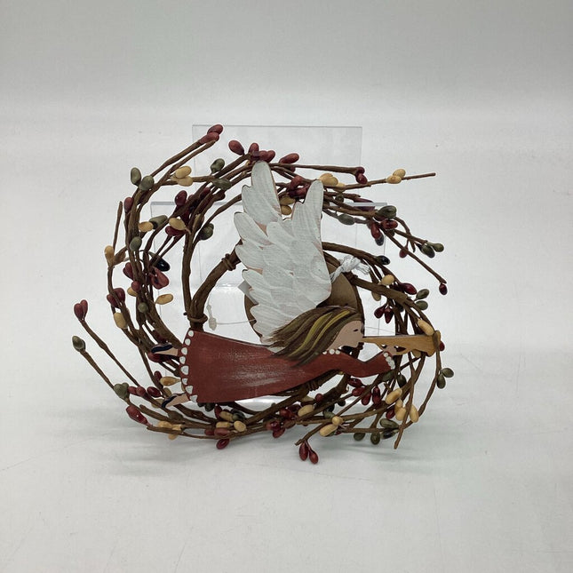 ANGEL SM BERRY WREATH