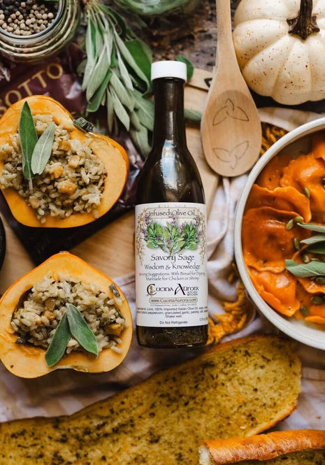 Savory Sage Infused Olive Oil - Fall/Winter Seasonal